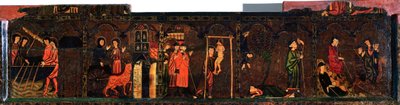 サンジャウメデフロンタニアの祭壇テーブル、詳細 作： Spanish School